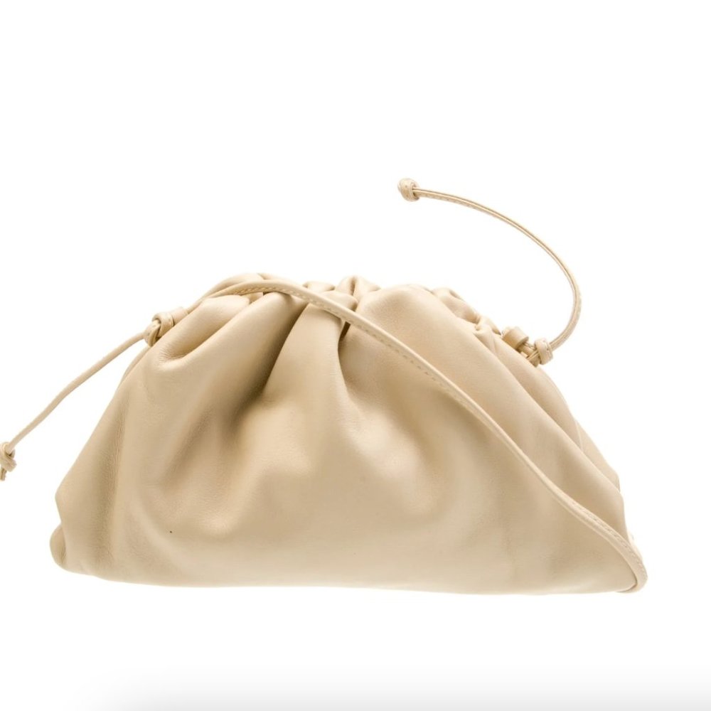 Bottega Veneta Mini Pouch Almond